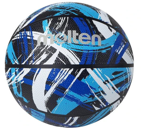 Moletn Grafik Serisi Mavi-Siyah Basketbol Topu B7F1601-KB ürün görseli