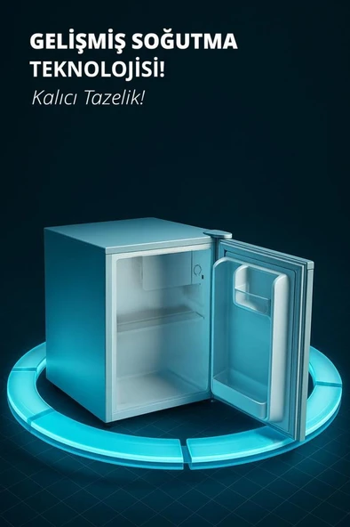 Kiwi KRF-2545 Mini Buzdolabı 45 Lt Kapasite & Enerji Tasarruflu - Resim 5