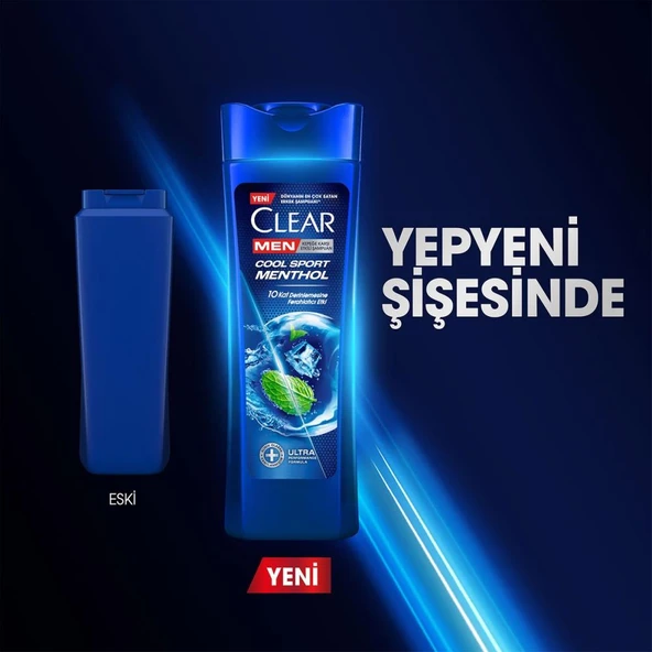 Men Kepeğe Karşı Etkili Şampuan Cool Sport Menthol 350 ml - Resim 9