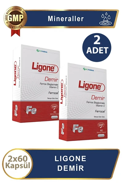 Ligone Demir 60 Kapsül 2 Adet ürün görseli 1