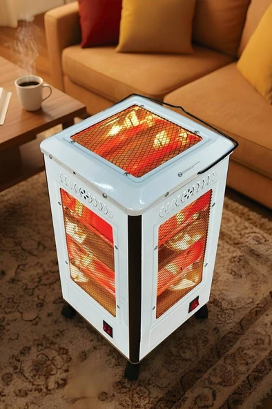 Kiwi KHT-8407 Quartz Isıtıcı 5 Yönlü Isıtma & Enerji Tasarruflu Kuvars Tüp & Taşınabilir Tasarım - Resim 2