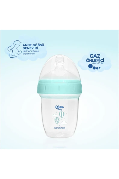 Wee Baby Antikolik Geniş Ağızlı PP Biberon 150 ml Kod:644 - Resim 3