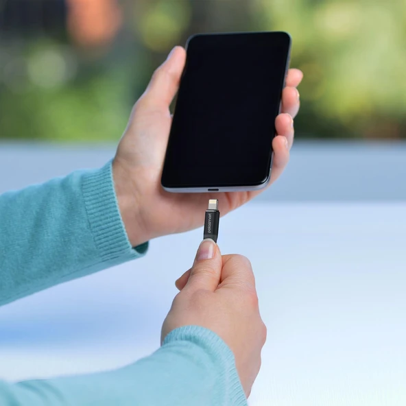 Polosmart PBS410 20W Type-C to Lightning Ultra Dayanıklı Hızlı Şarj ve Data Kablosu Gri - Resim 2