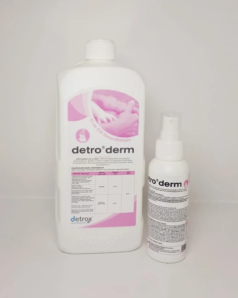Detroderm 1000 ml Ve 100 ml Detroderm Sprey-POMPA DAHİLDİR ürün görseli 1