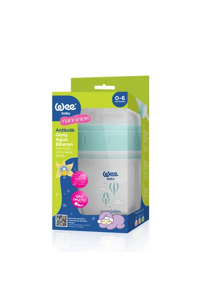 Wee Baby Antikolik Geniş Ağızlı PP Biberon 150 ml Kod:644 - Resim 4
