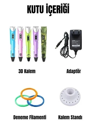 pilelistore Üç Boyutlu Yazıcı Kalem Printer ürün görseli