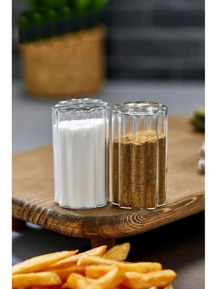 Cooker CKR3793 Cam Tuzluk-Biberlik 2'li ürün görseli 1