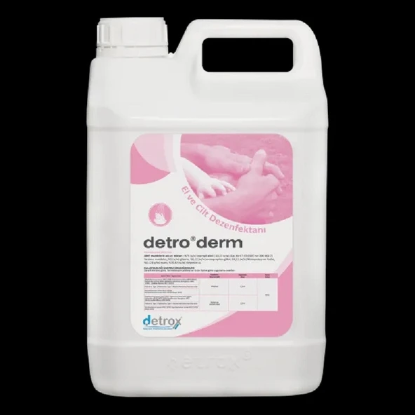 Detroderm El Ve Cilt Dezenfektanı 5 Litre - Resim 2