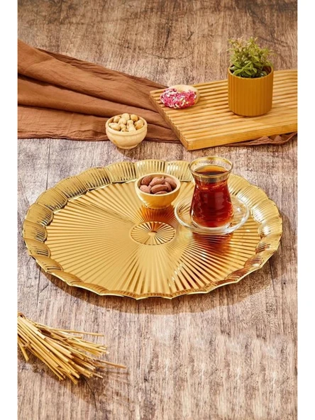 Cooker CKR3904 Gold Metal Tepsi 35 cm ürün görseli