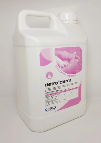 Detroderm El Ve Cilt Dezenfektanı 5 Litre - Resim 3