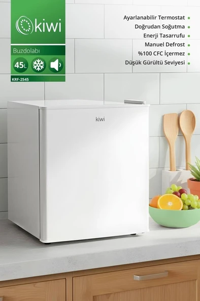 Kiwi KRF-2545 Mini Buzdolabı 45 Lt Kapasite & Enerji Tasarruflu ürün görseli