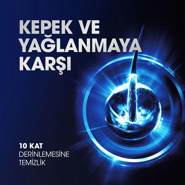 Men Kepeğe Karşı Etkili Şampuan Cool Sport Menthol 350 ml - Resim 5