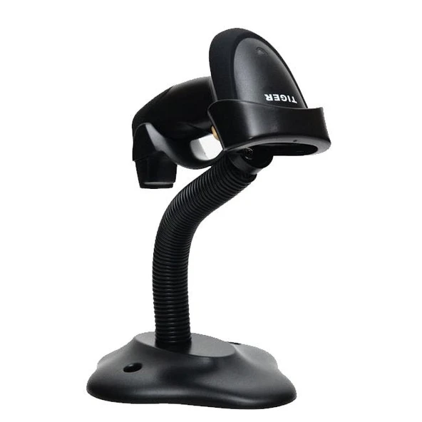 PERKON TIGER PS23-U 1D LAZER KABLOLU USB BARKOD OKUYUCU + STAND ürün görseli