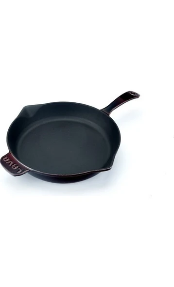 Lava Premium Majolica Mor 28 cm Demir Döküm Kızartma Tavası - Resim 2