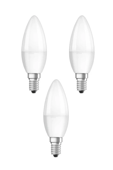 Şahnet 6W Led Mum Ampul Sarı Işık 3000K 3 Adet - E14 ürün görseli