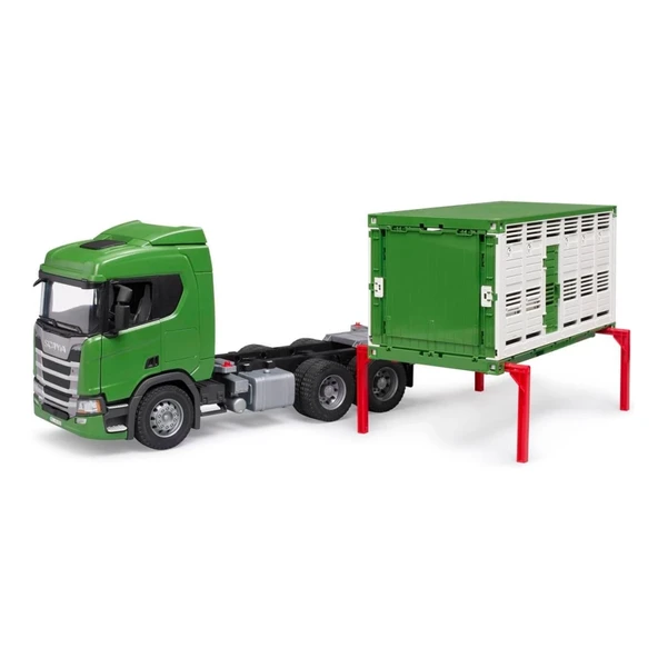Bruder Scania 560R Hayvan Nakil Aracı BR03548 - Resim 3