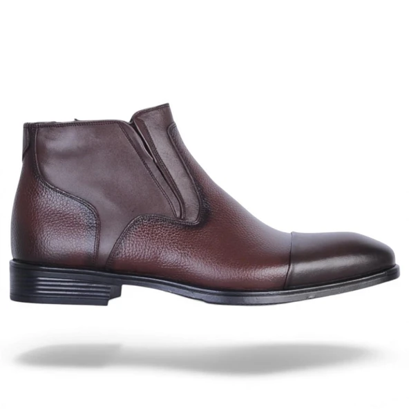 Censay 137 Kahve Garne Zigana Erkek %100 Deri Kürklü Bot - Resim 2