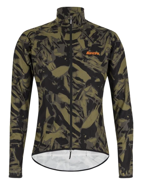 Santini NEBULA GRAVEL Erkek Rüzgarlık Bisiklet Ceketi 0M33275NEBULGRAV - Resim 4