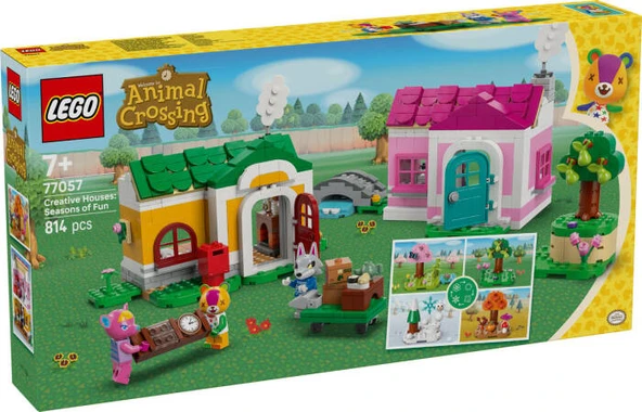LEGO® Animal Crossing™ Yaratıcı Evler: Eğlenceli Mevsimler - 77057 - Resim 2