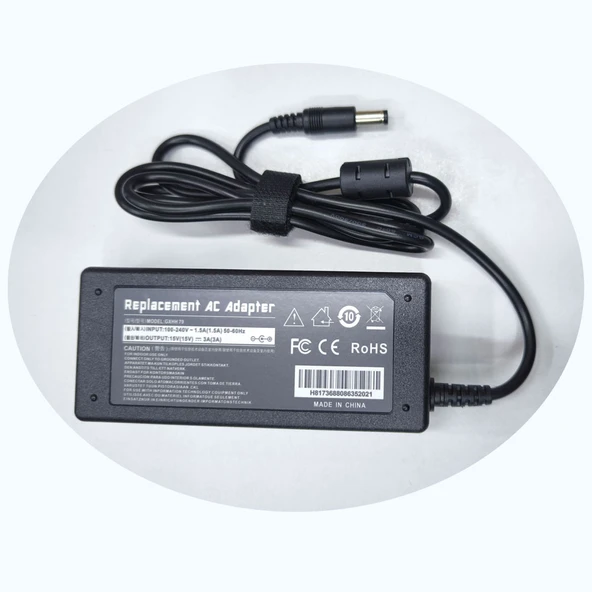 AC-DC 15v 3A Adaptör 5.5mm*2.5mm standart uçlu adaptör - Resim 4