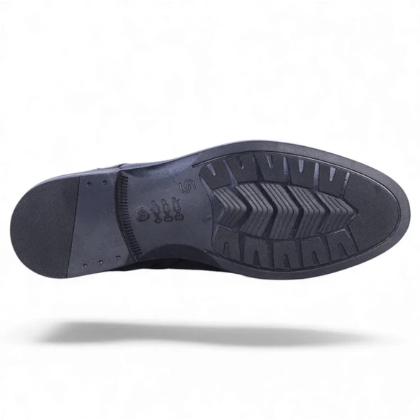 Censay 164 Siyah Garne Zigana Erkek %100 Deri Kürklü Bot - Resim 4