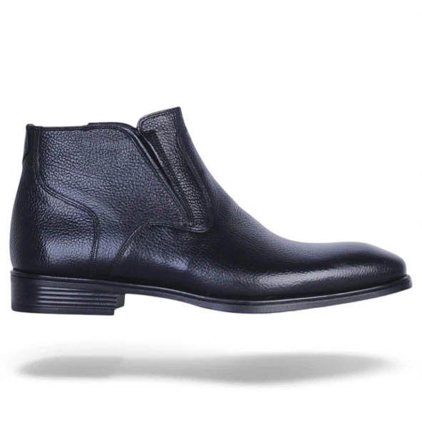 Censay 138 Siyah Zigana Erkek %100 Deri Kürklü Bot - Resim 2