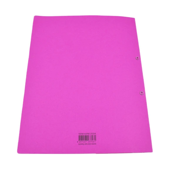 Gürpaş Yarım Kapak Karton Kapsül Dosya 25'li Pembe - Resim 3