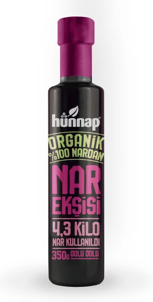 HÜNNAP ORGANİK %100 NARDAN NAR EKŞİSİ 350GR ürün görseli 1