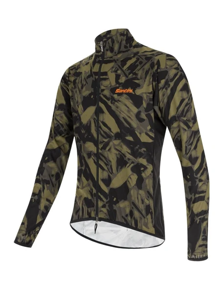 Santini NEBULA GRAVEL Erkek Rüzgarlık Bisiklet Ceketi 0M33275NEBULGRAV - Resim 5