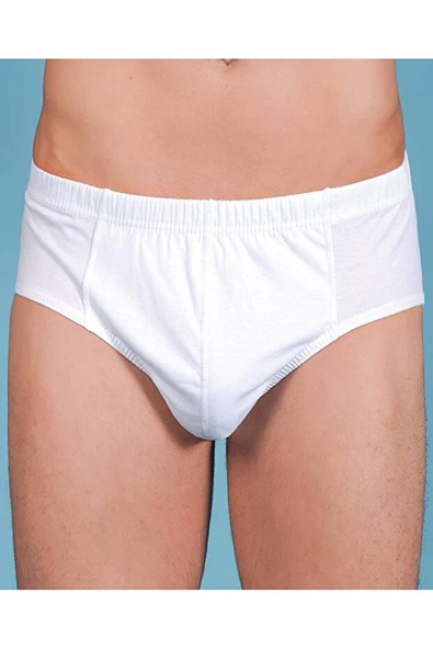 Berrak 100 % Pamuk Erkek Slip Külot - 1050-Beyaz - ürün görseli