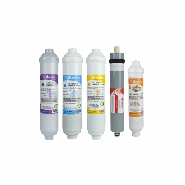 Kapalı Kasa Su Arıtma Cihazlarına Tam Uyumlu 5 Filtre Set 1 Sınıf Kalitelidir ürün görseli 1