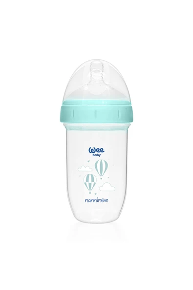 Wee Baby Antikolik Geniş Ağızlı PP Biberon 250 ml Kod:645 ürün görseli