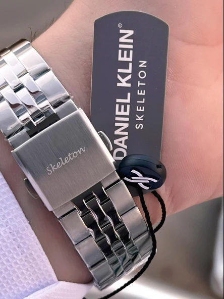 Daniel Klein Otomatik Mekanizma Mehtap Ve Güneş Kadranlı 2 Yıl Garantili Erkek Kol Saati OTM.14266.2 - Resim 6