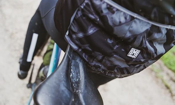 Santini NEBULA GRAVEL Erkek Rüzgarlık Bisiklet Ceketi 0M33275NEBULGRAV - Resim 10