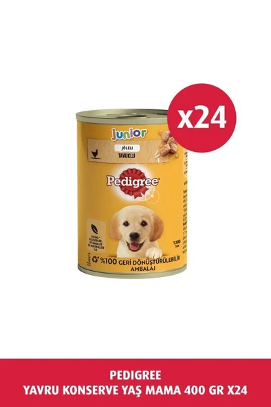 Pedigree Yavru 400 gr 24X, Köpek Yaş Mama ürün görseli