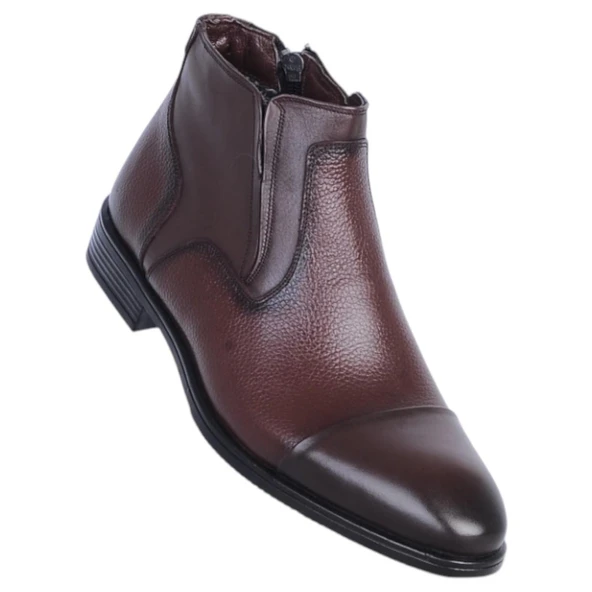 Censay 137 Kahve Garne Zigana Erkek %100 Deri Kürklü Bot ürün görseli 1