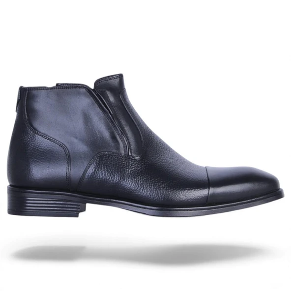 Censay 137 Siyah Garne Zigana Erkek %100 Deri Kürklü Bot - Resim 2