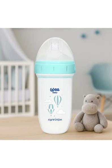 Wee Baby Antikolik Geniş Ağızlı PP Biberon 250 ml Kod:645 - Resim 5