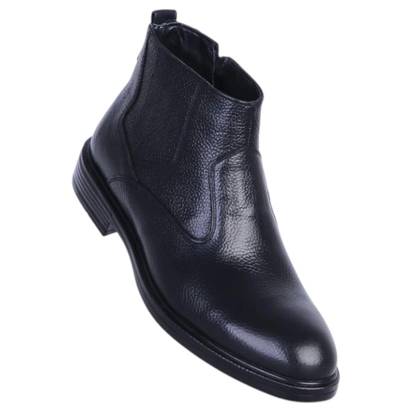 Censay 185 Siyah Zigana Erkek %100 Deri Kürklü Bot ürün görseli