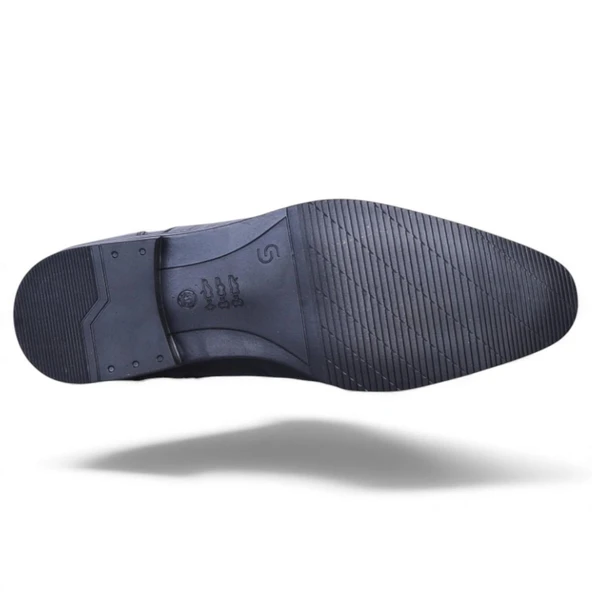 Censay 137 Siyah Antik Erkek %100 Deri Kürklü Bot - Resim 4