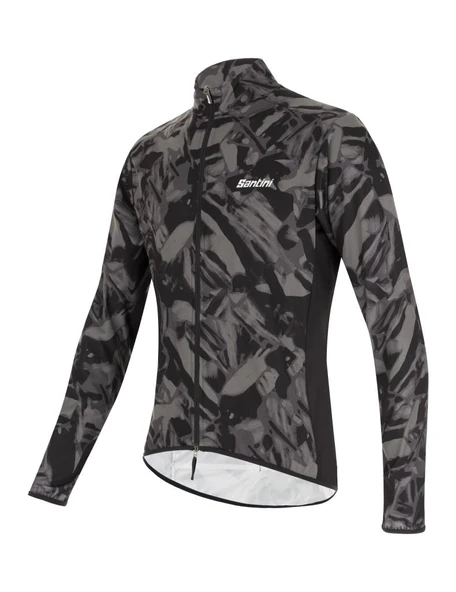 Santini NEBULA GRAVEL Erkek Rüzgarlık Bisiklet Ceketi 0M33275NEBULGRAV - Resim 2