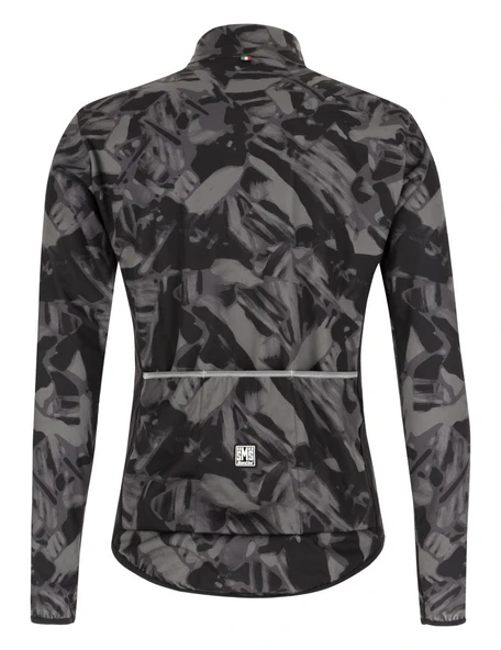 Santini NEBULA GRAVEL Erkek Rüzgarlık Bisiklet Ceketi 0M33275NEBULGRAV - Resim 3