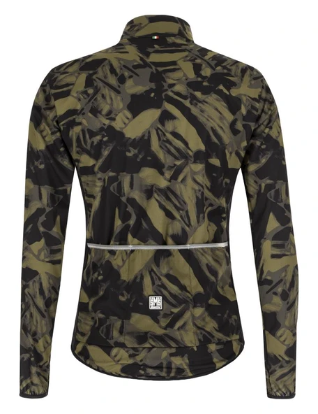 Santini NEBULA GRAVEL Erkek Rüzgarlık Bisiklet Ceketi 0M33275NEBULGRAV - Resim 6