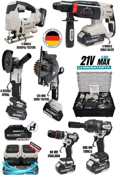 ALLIZER GERMAN 6LI SET ürün görseli 1