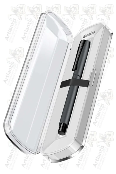 Karnaval Roller Mavi Pilot Kalem Gri Renkli Kristal Hediye Kutulu 1 Adet Hediye Kutulu Roller Pilot Kalem ürün görseli