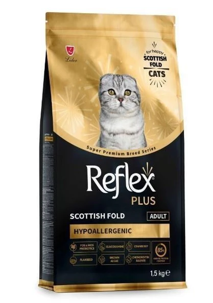 Reflex Plus Hipoalerjenik Scottish Fold Yetişkin Kedi Maması 1,5kg ürün görseli