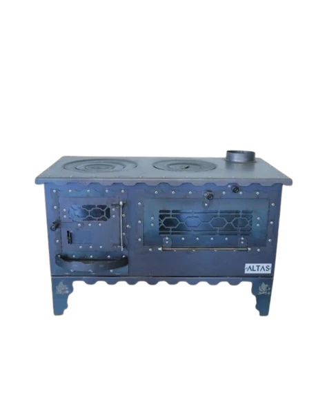 Altaş Camlı Fırınlı Karadeniz Kuzinesi Soba Şömine - Resim 2