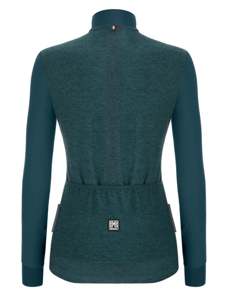 Santini Colore Puro Kışlık Termal Kadın Bisiklet Forması 2W216175RCOLORPUR0 - Resim 11