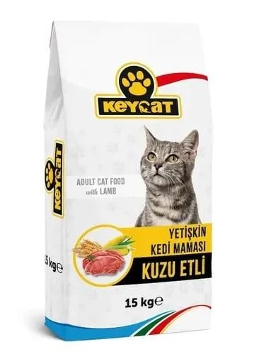Keycat Kuzu Etli Yetişkin Kedi Maması 15 Kg ürün görseli