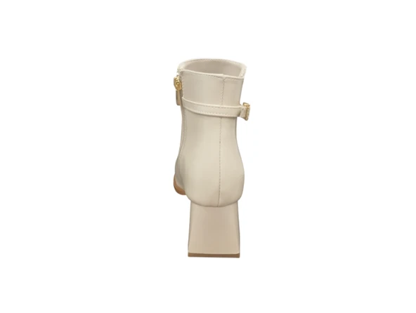 Ventes 120861Z Küt Burun Fermuarlı Tokalı 6 cm Kalın Topuk Günlük Şık Kadın Bot - Resim 8